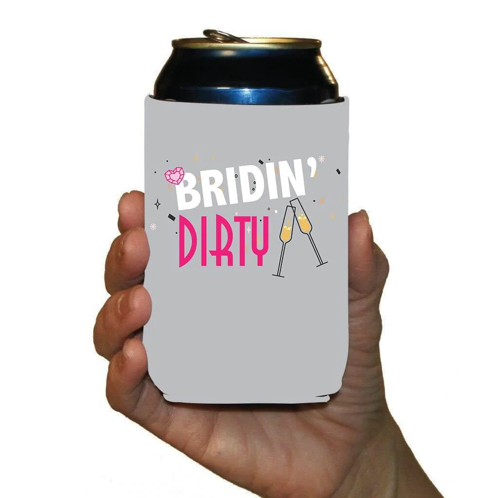 Bridin' Dirty Bachelorette Party Can Coolers Pack
