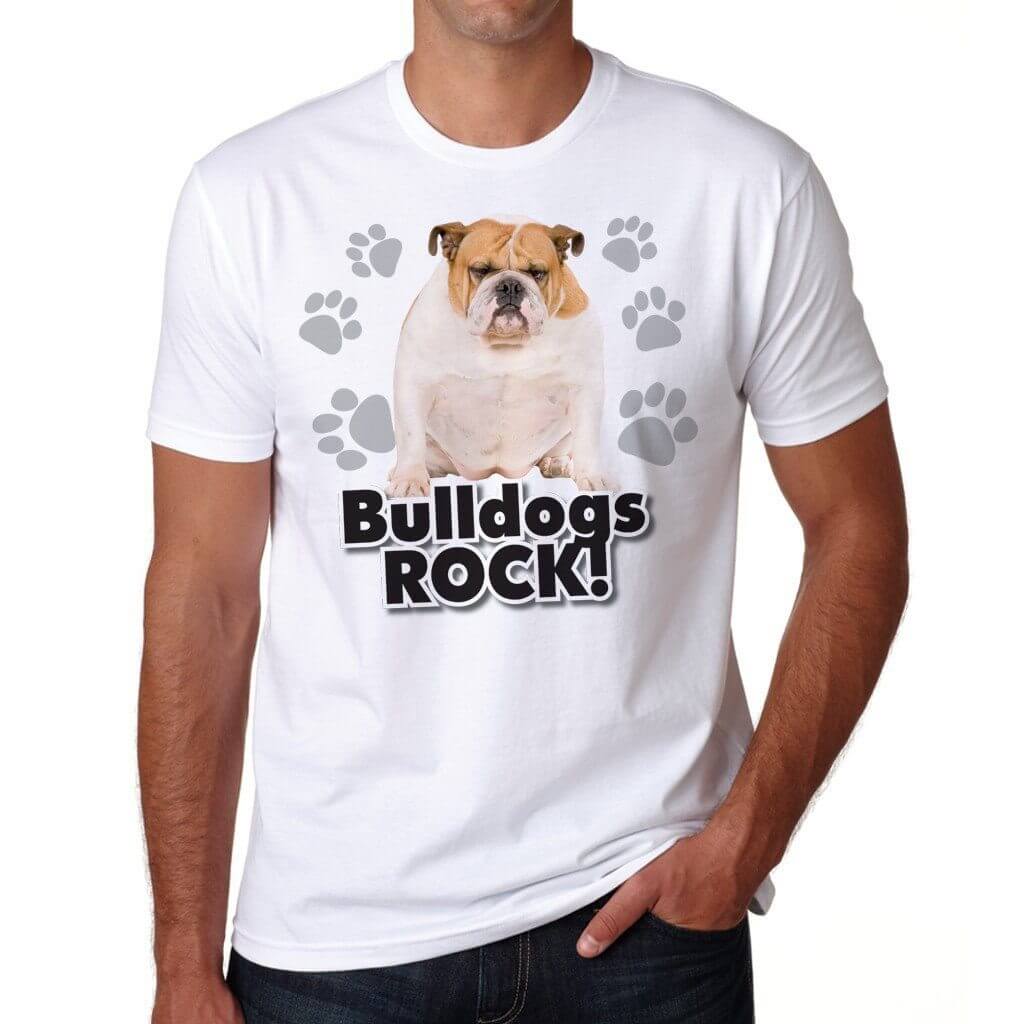 Bulldogs Rock! White T-Shirt