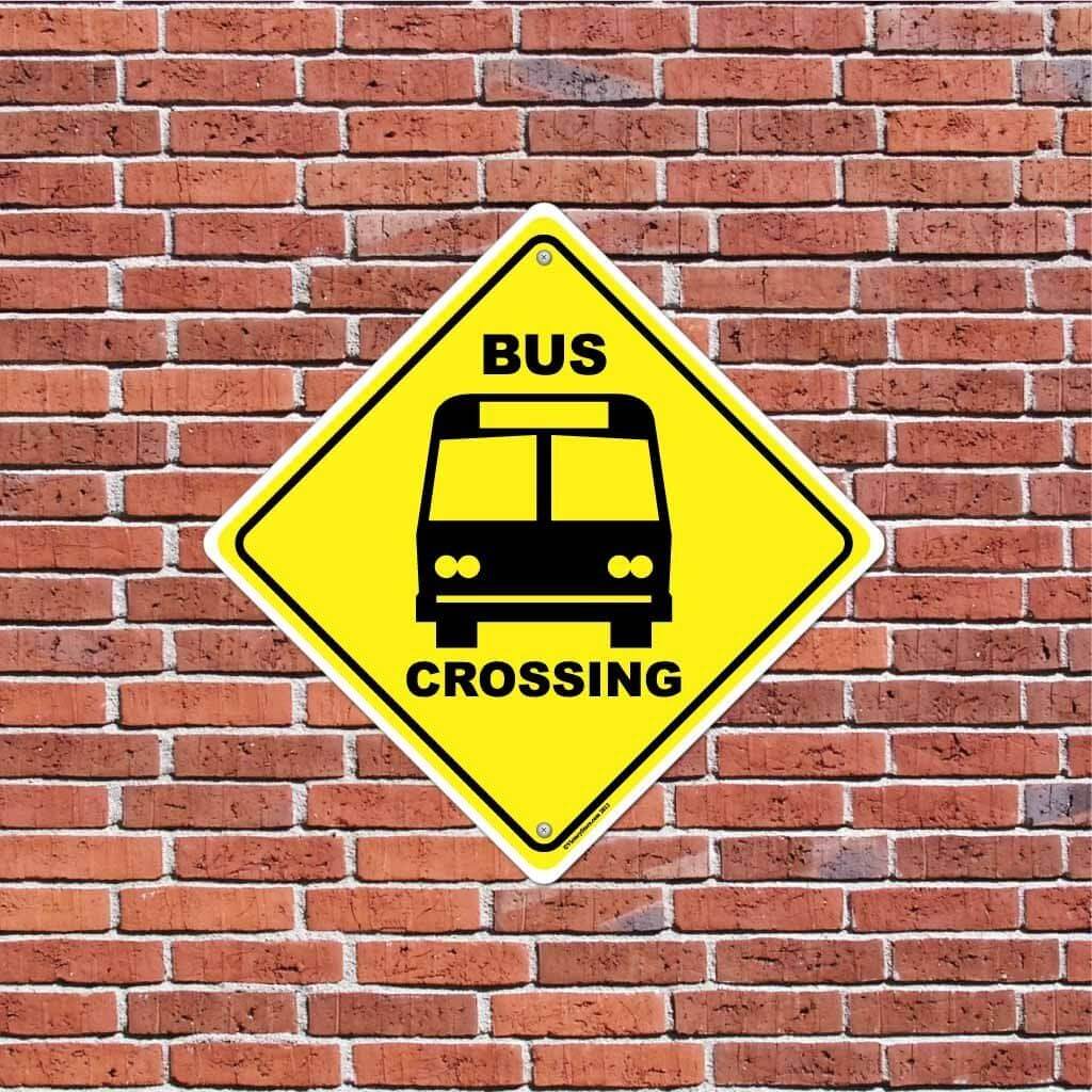 Bus Crossing Sign or Sticker - Image 3