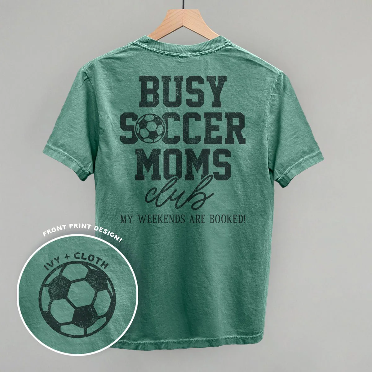 Busy Soccer Moms Club (Back Print) - Image 2
