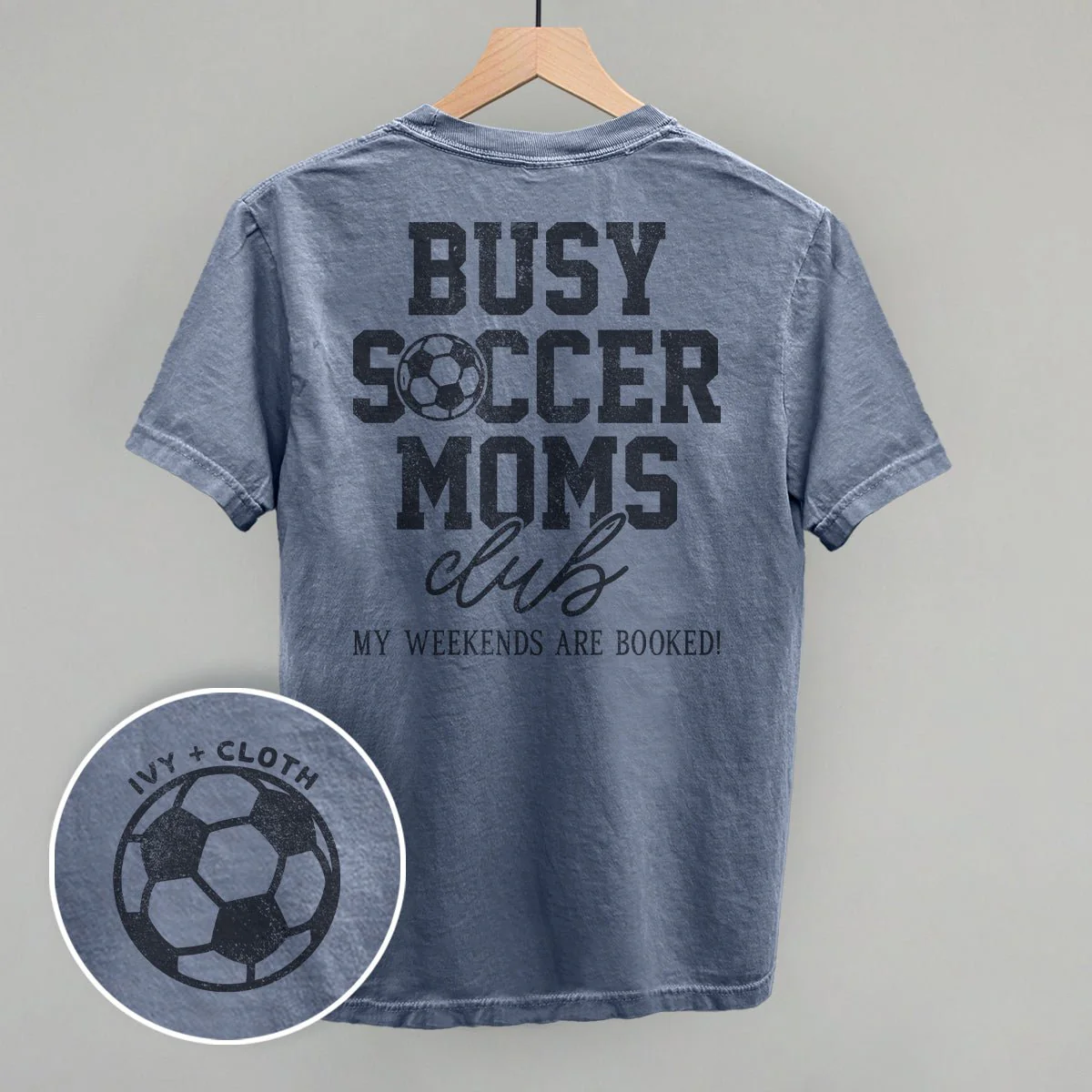 Busy Soccer Moms Club (Back Print) - Image 3