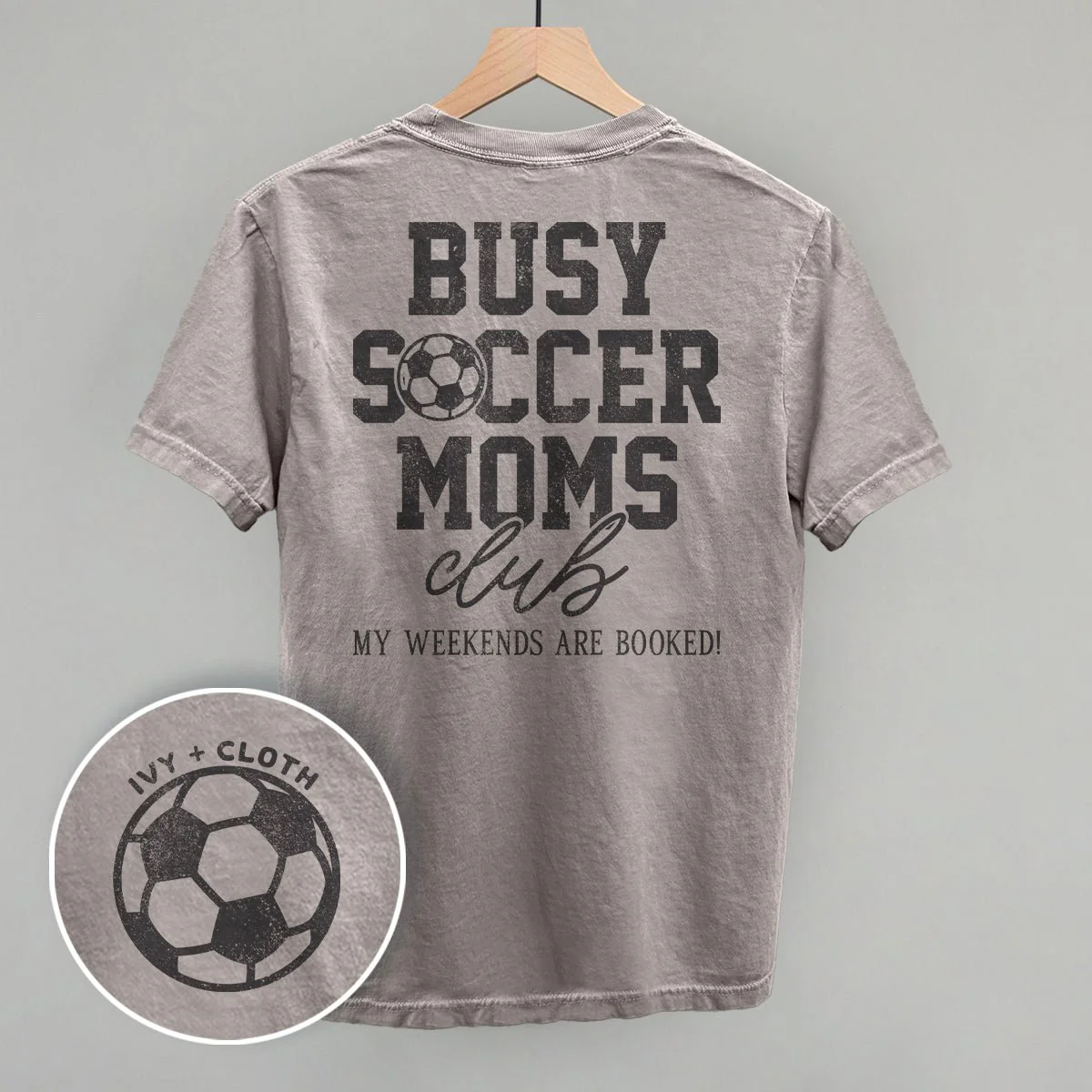 Busy Soccer Moms Club (Back Print) - Image 5