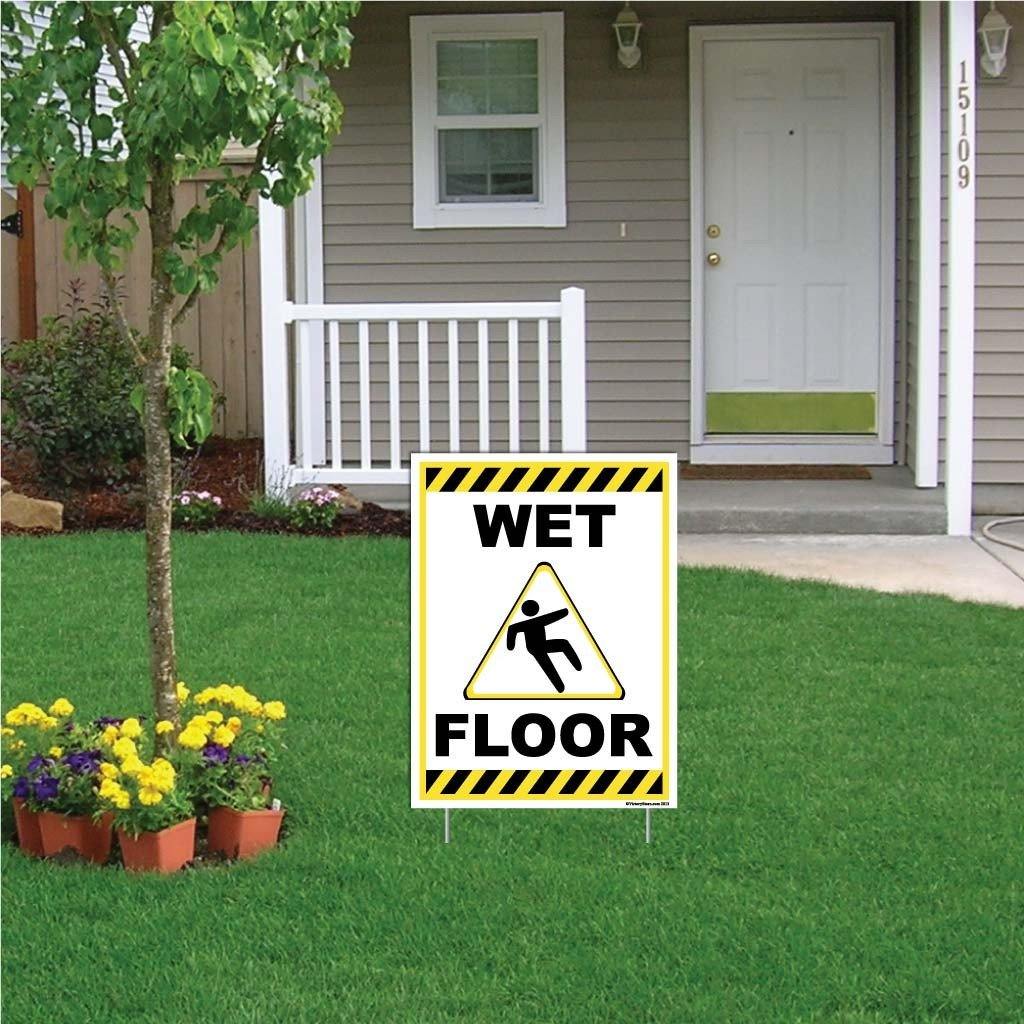 Caution Wet Floor Sign or Sticker - Image 17