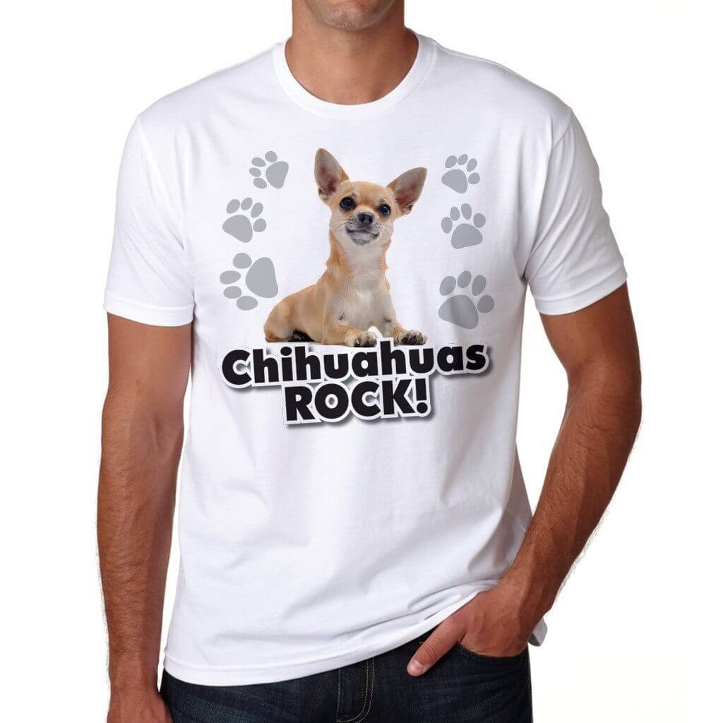 Chihuahuas Rock! White T-Shirt