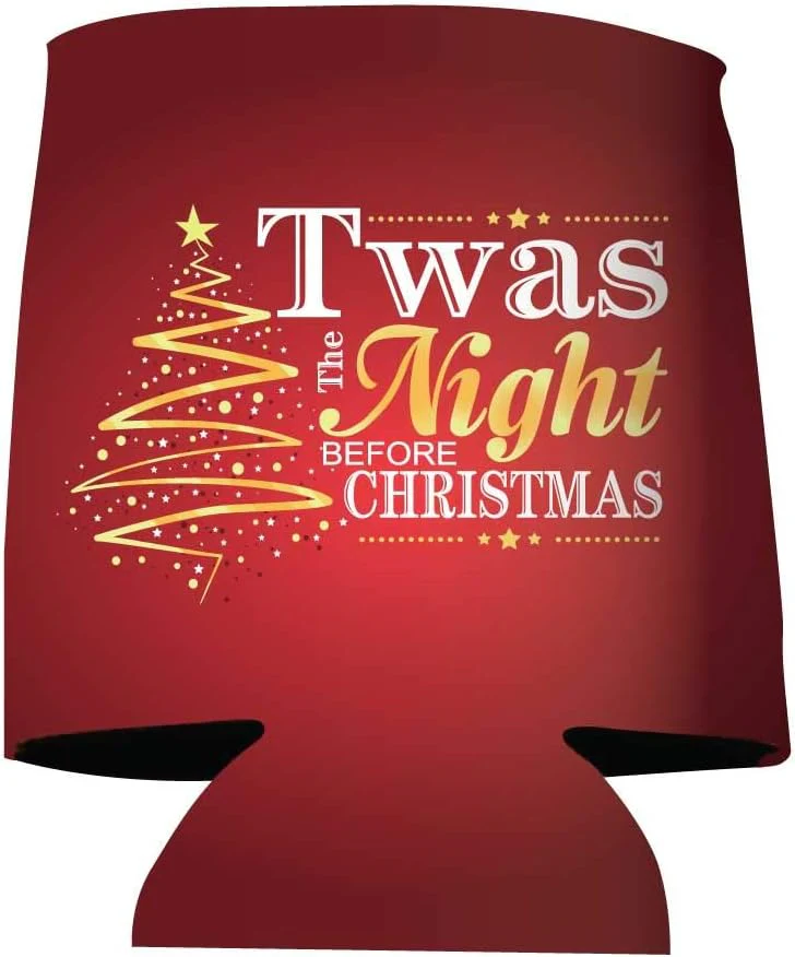 Christmas Can Coolers "TWAS The Night Before Christmas" Pack - Image 3
