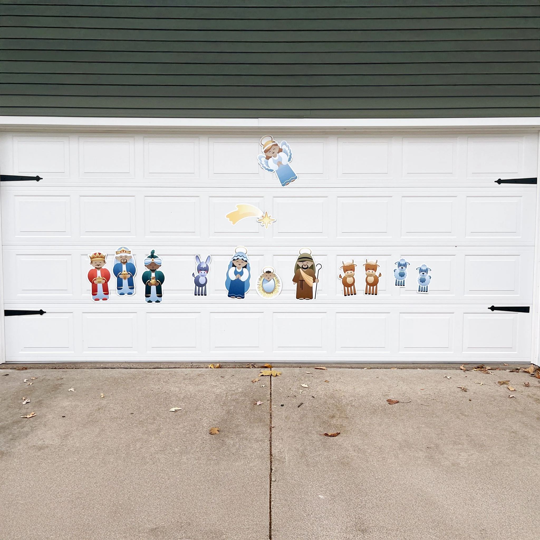 Christmas Nativity Garage Magnet Set, Color - Image 2