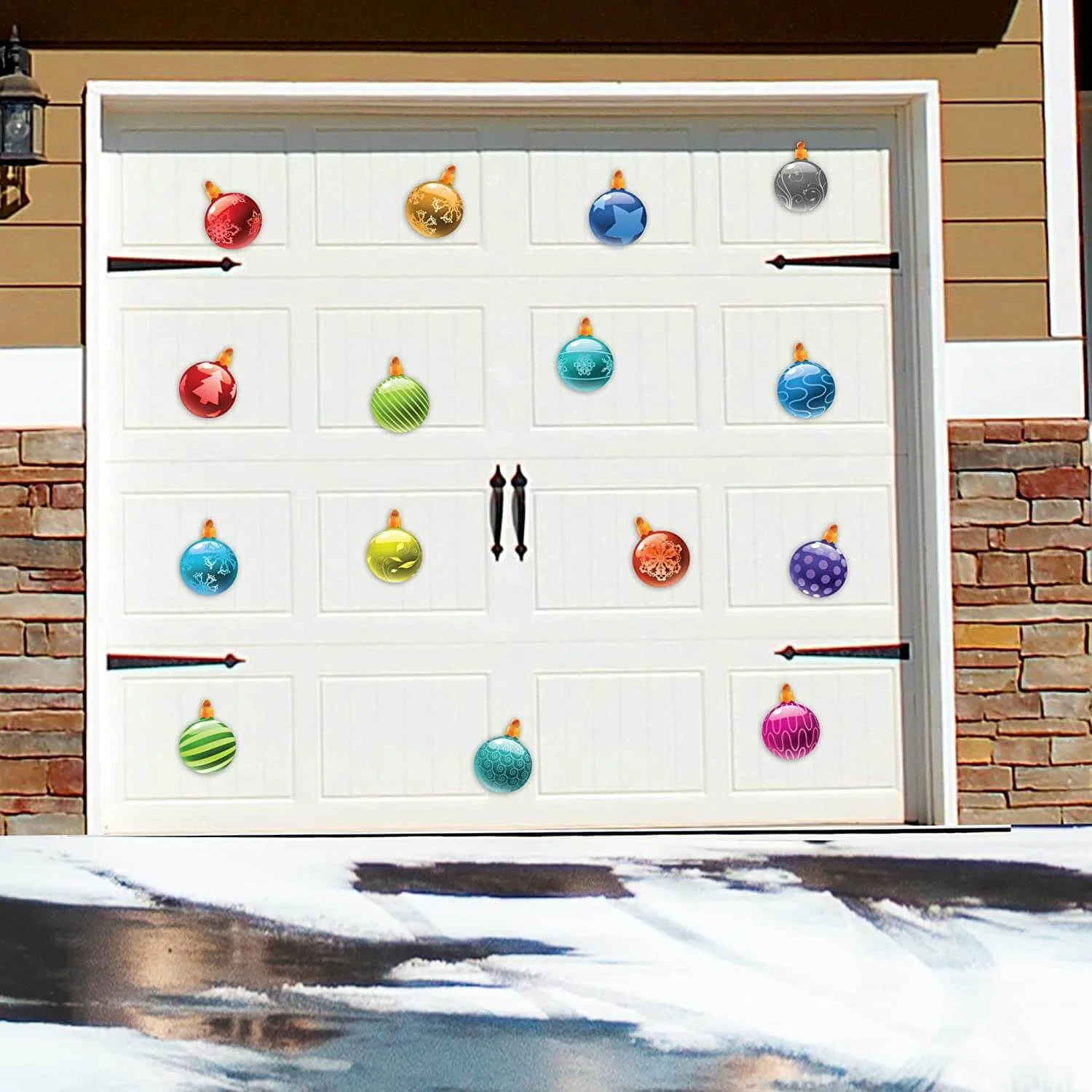 Christmas Ornaments 15 pc Garage Door Magnets