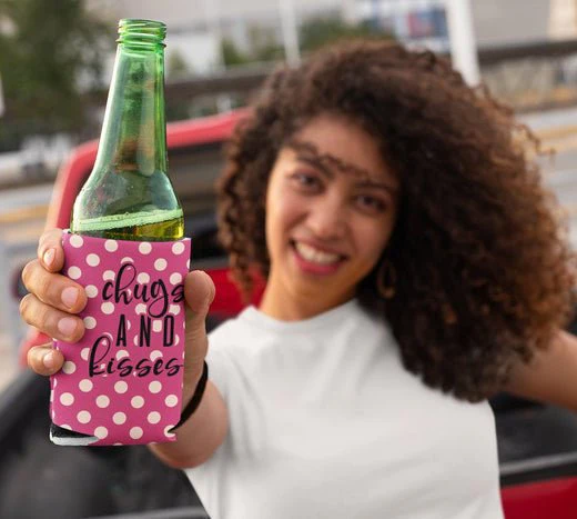 Chugs and Kisses Galentine's Day Can Coolers Set