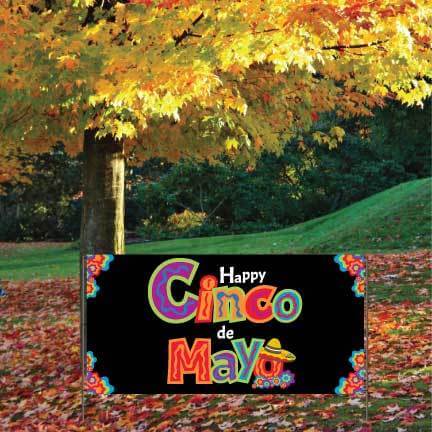 Cinco De Mayo Waterproof Vinyl Banner - Image 2