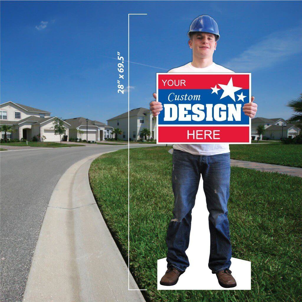 Life Size Stand Up Cutout | Construction Guy - Image 3
