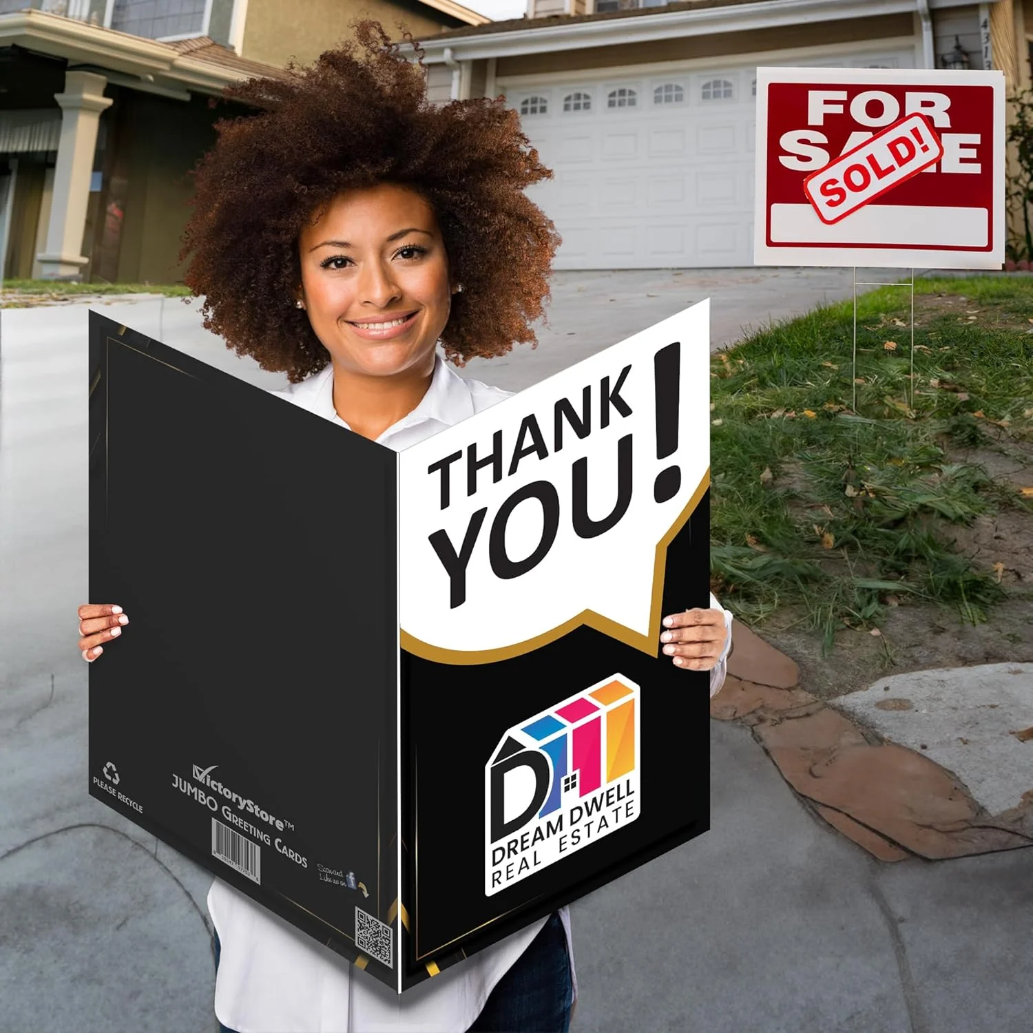 Giant Corporate Custom Logo Thank You Cards - Image 4