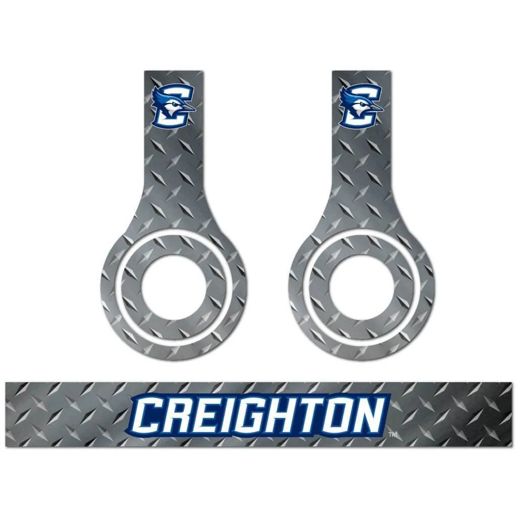Creighton University Metal Patterns Skin Set of 3 for Beats Solo HD - Image 2