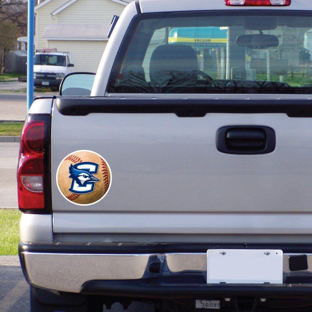 Creighton University Baseball Shaped Magnet