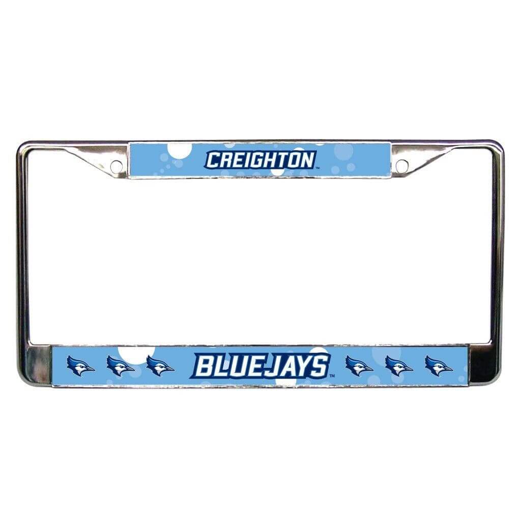 Creighton University License Plate Frame Design 3