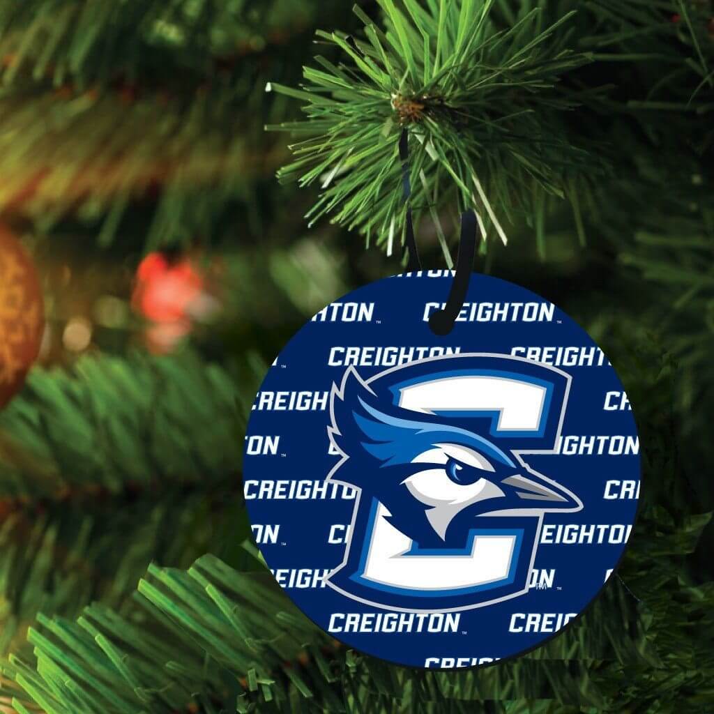 Creighton University Ornament - Set of 3 Circle Shapes