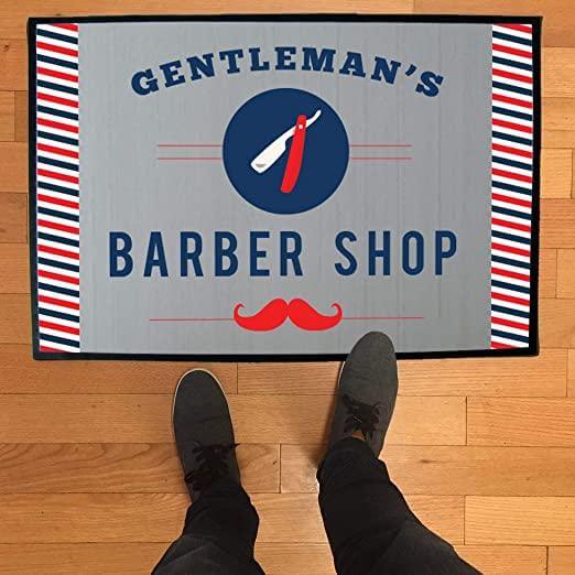 Custom Barber Shop Doormat