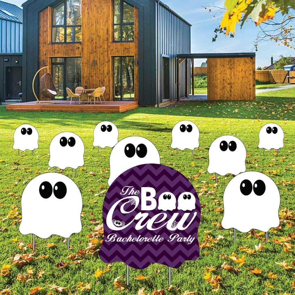 Boo Crew Bachelorette Yard Decoration