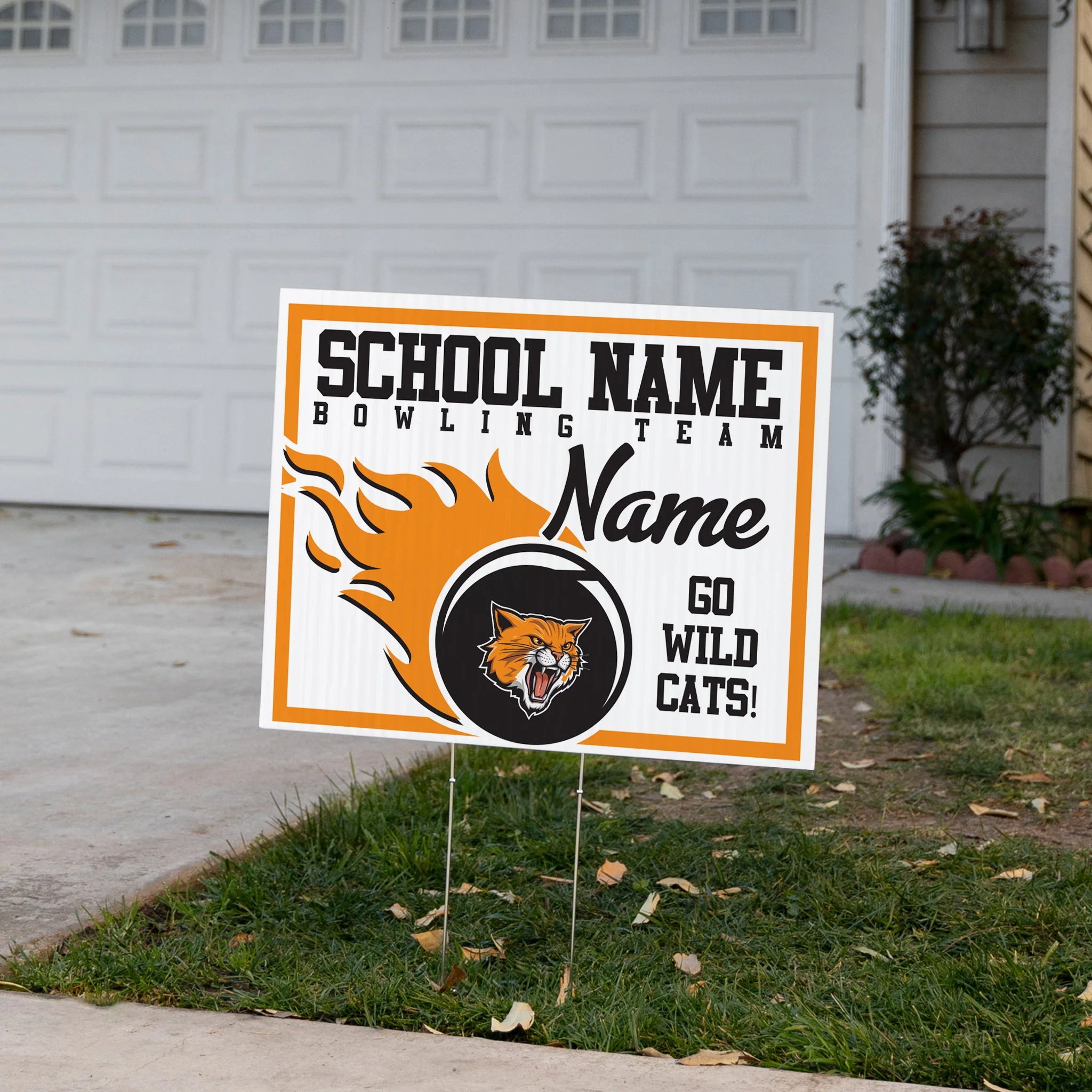 Bowling Team 18"x24" Custom Yard Signs – Durable & Weatherproof! - Image 2