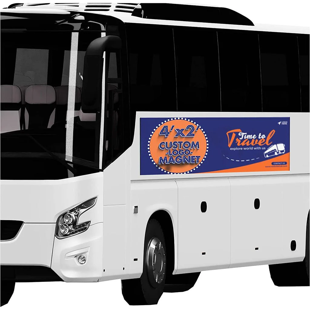 Custom Bus Magnet (2-Pack) 2x4 Ft - Image 3