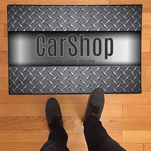 Custom Diamond Plate Business Doormat
