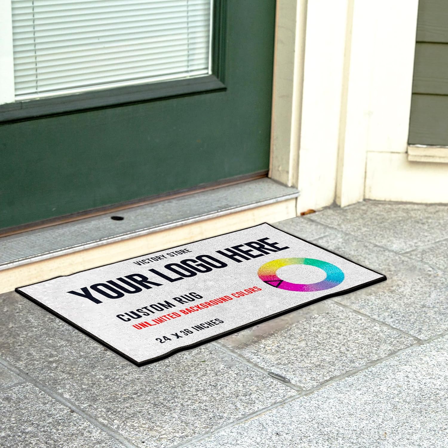 Custom Photo Doormat Any Color Custom Logo Doormat Full Color, Commercial Business Doormats - Image 3