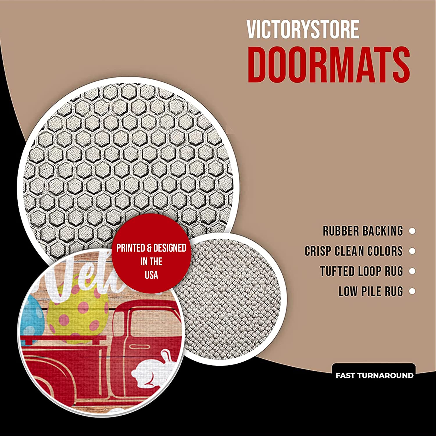 Custom Holiday Red Truck Doormat Bundle - Image 2