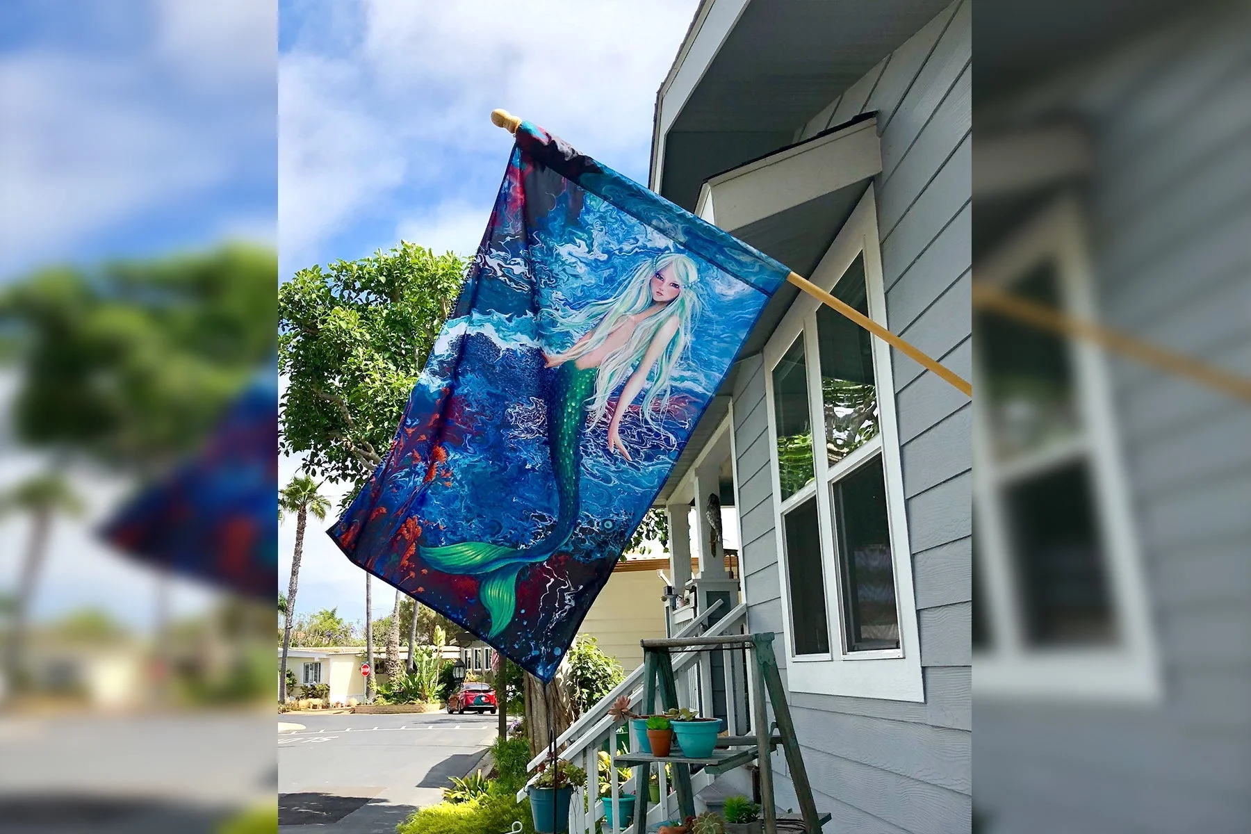 Custom House Flags – Personalized Flags for Homes | 2.5' x 4' & 3' x 5' - Image 3