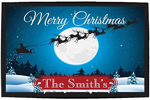 Custom Merry Christmas Doormat - Image 2