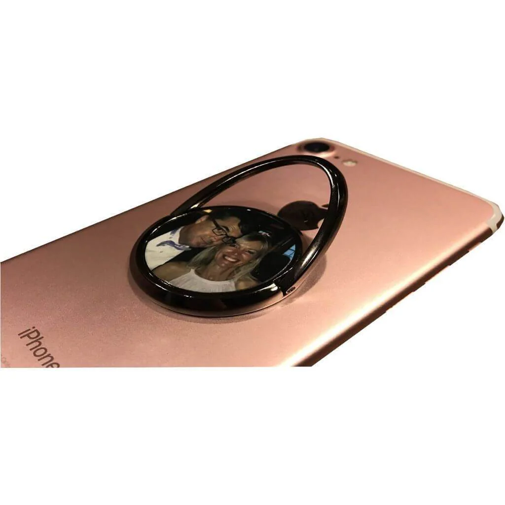 Custom Photo Phone Ring Holder Set of 2 - Image 2
