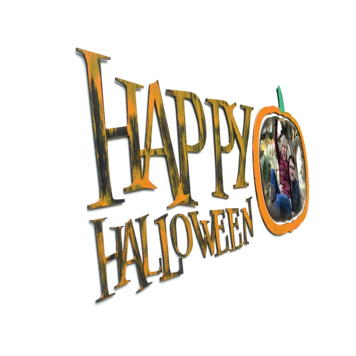 Custom Photo Wall Art with Handpainted Happy Halloween Wall Words (19516) - Image 5