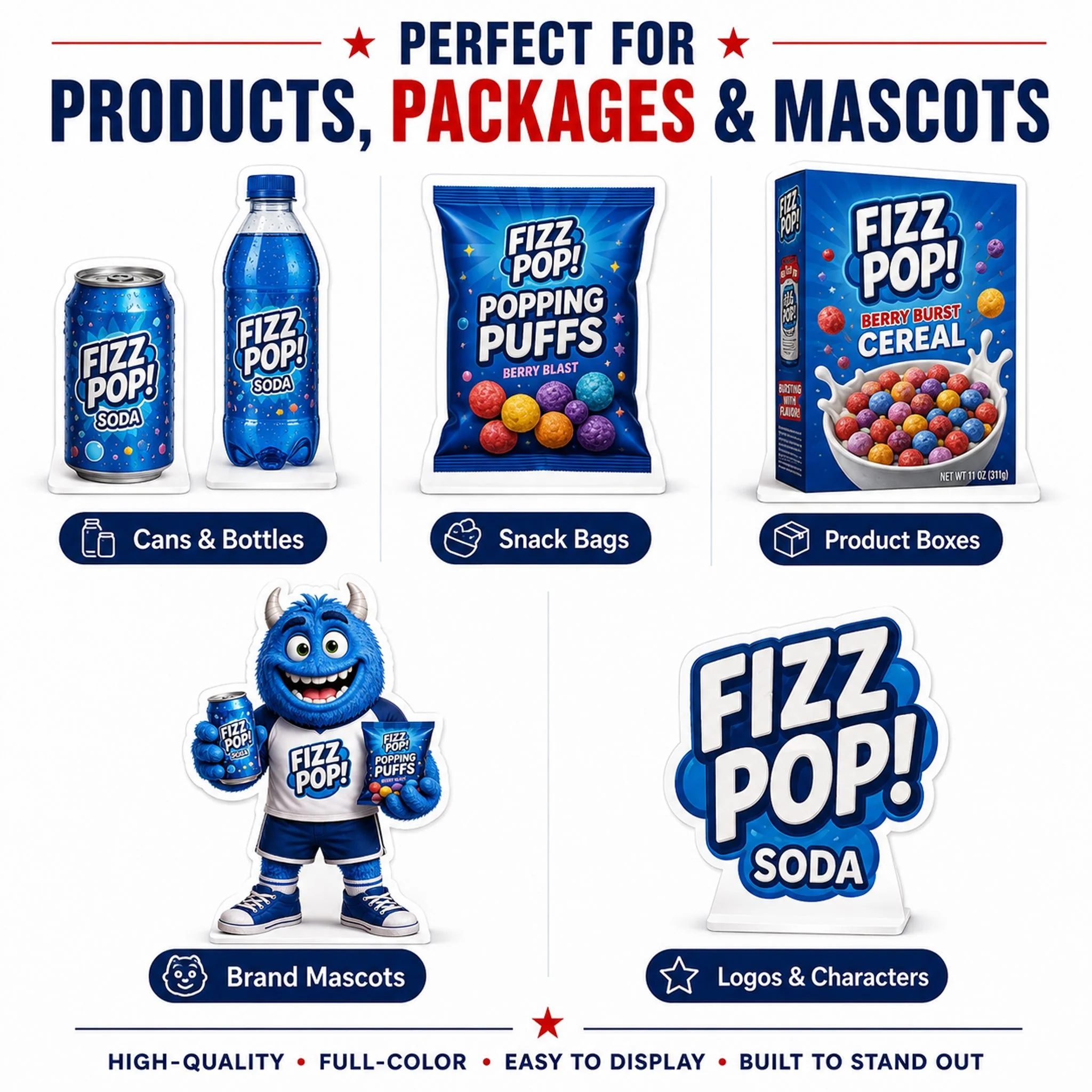 Custom Product Mascot & Retail Display Standup Cutouts - Image 4