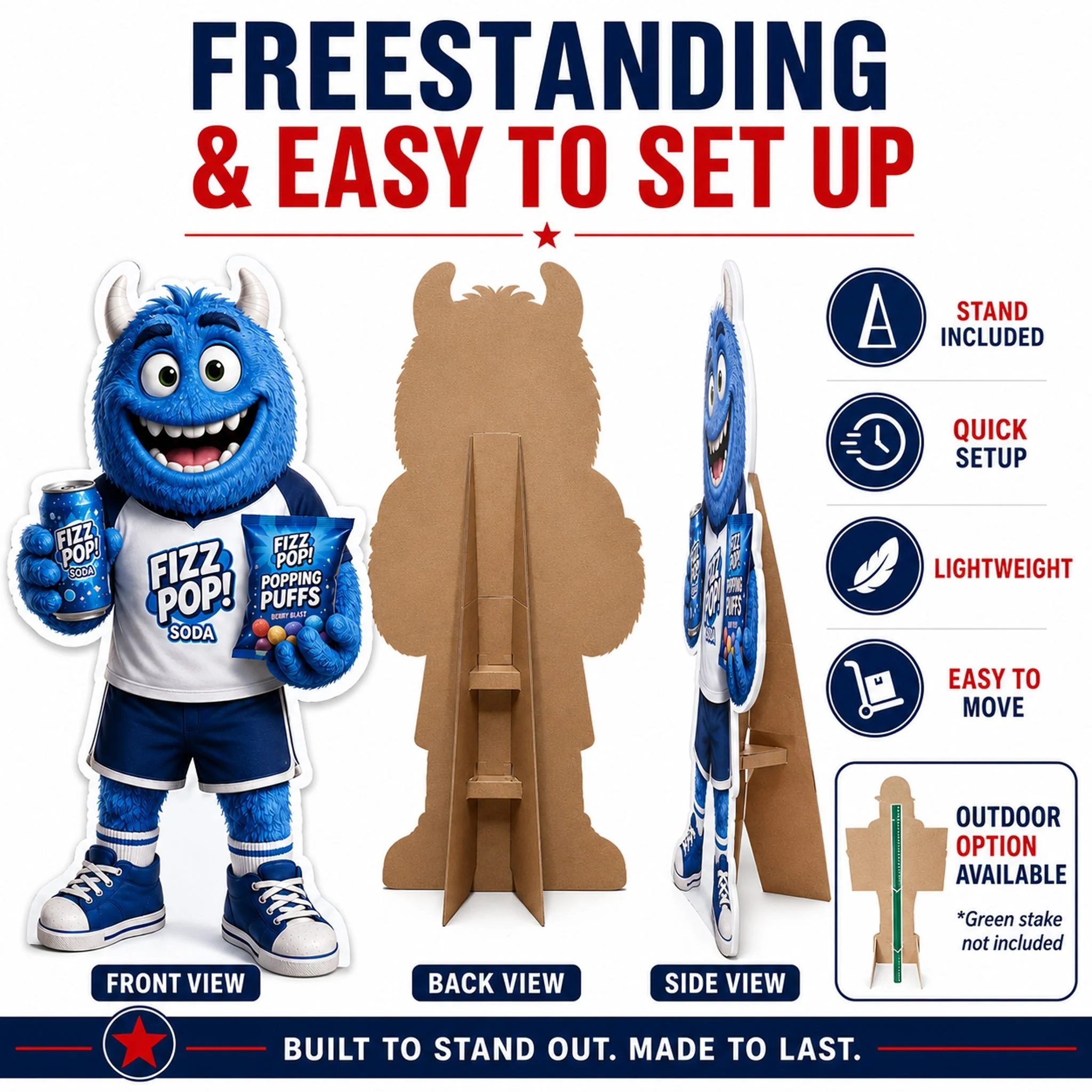 Custom Product Mascot & Retail Display Standup Cutouts - Image 6