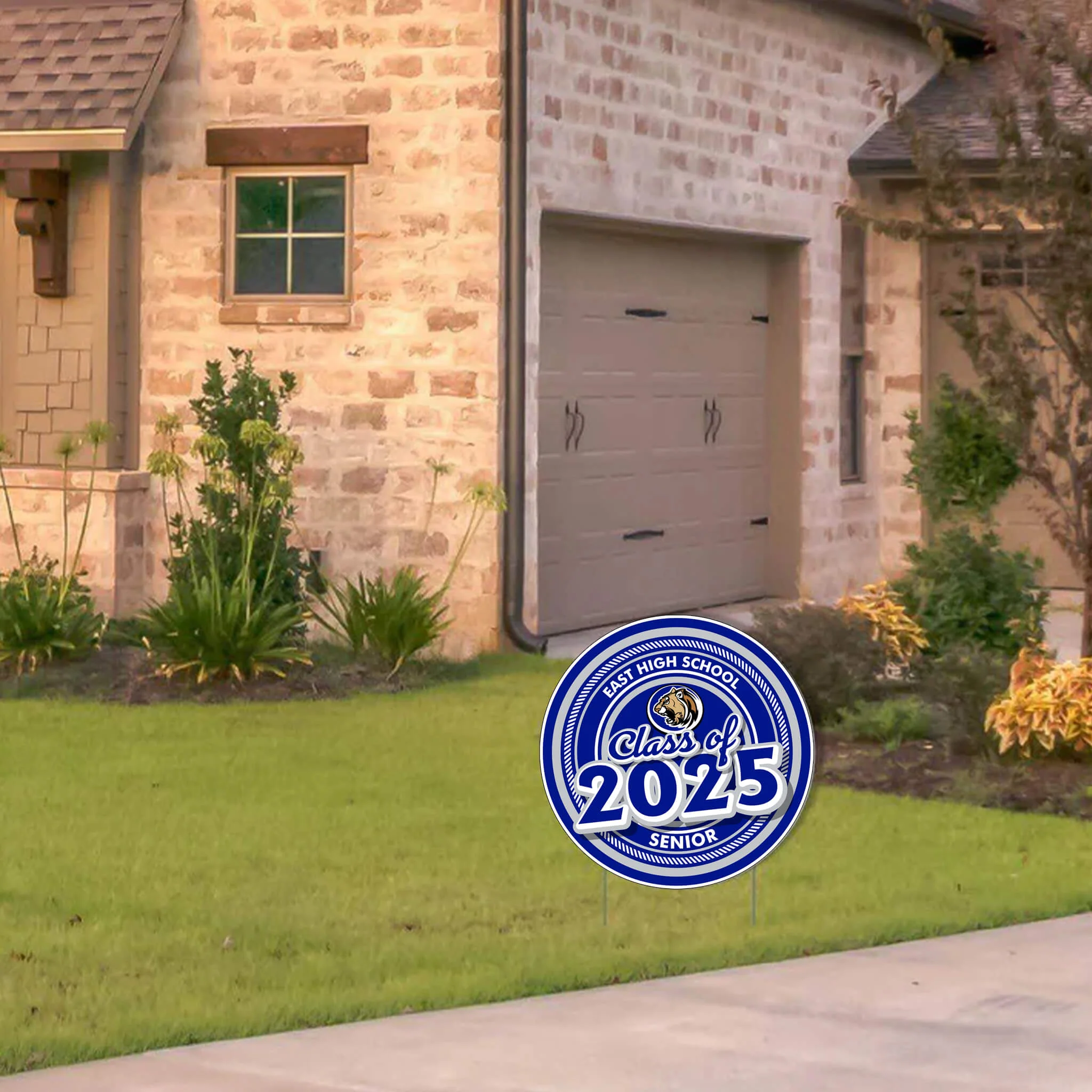 Custom Round Seniors 2026 Yard Signs - Image 2