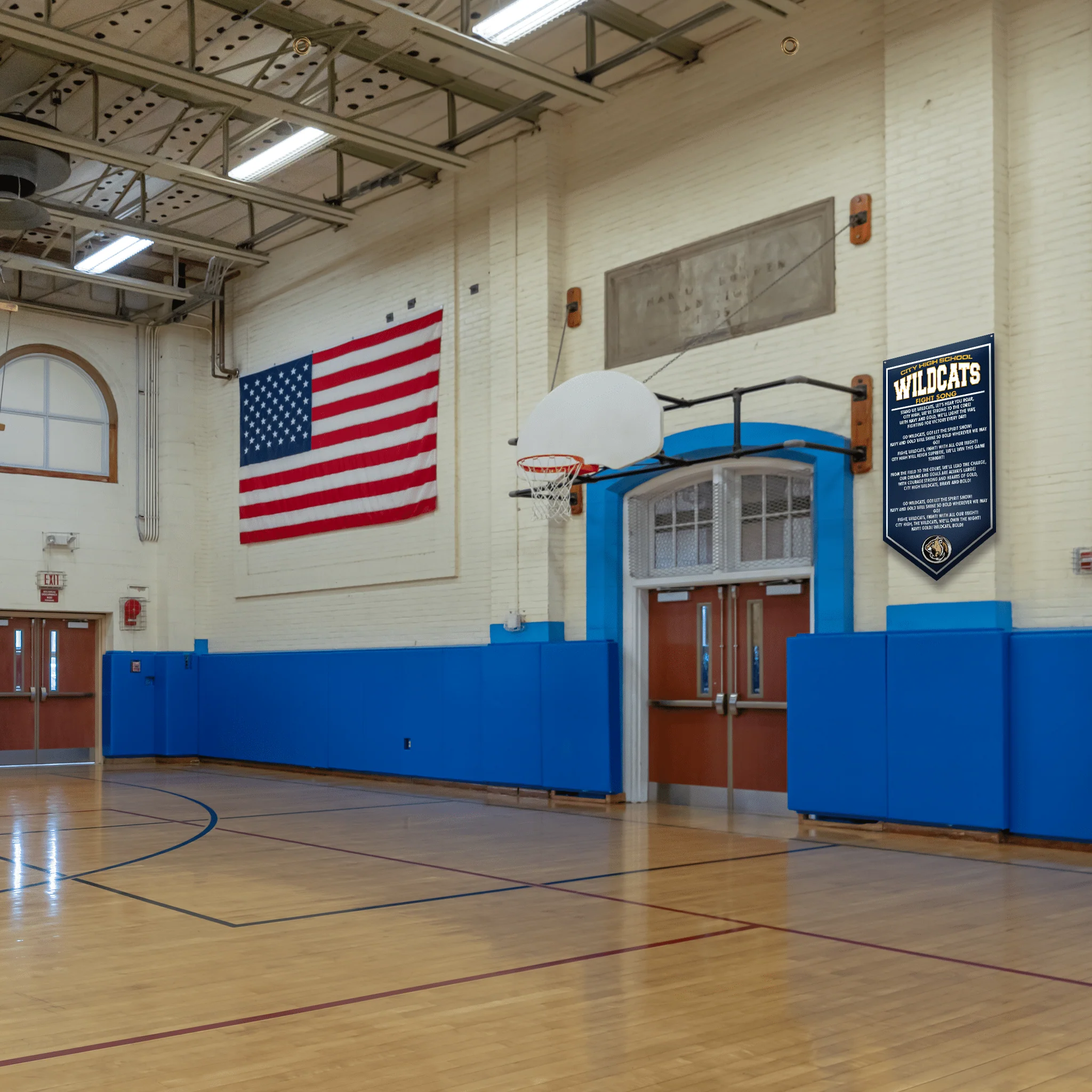 Custom School Fight Song Banners | Personalized Gym & Event Decor - Image 3
