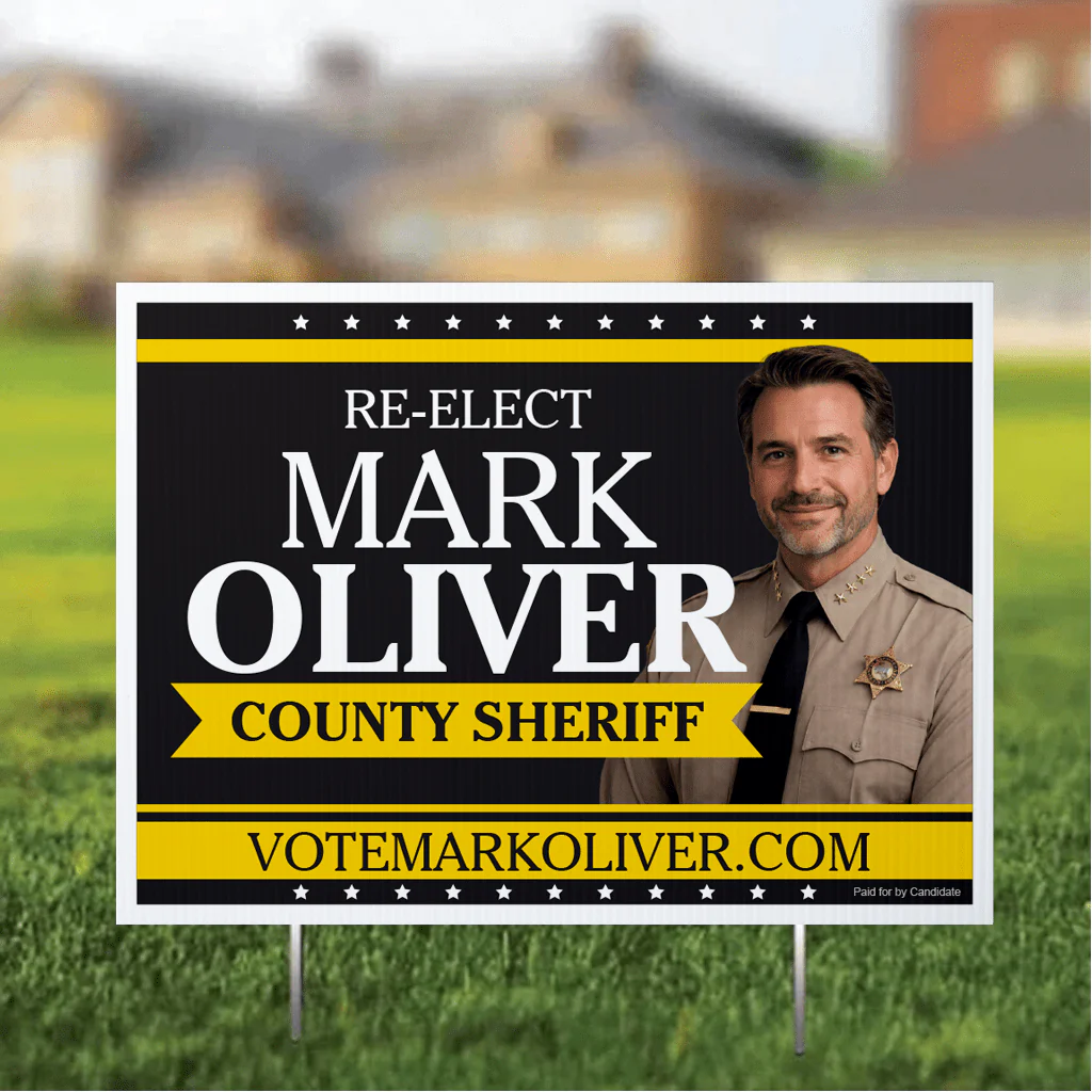 Custom Sheriff 18"x24" Yard Signs - Image 5