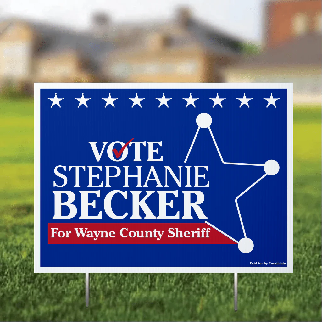 Custom Sheriff 18"x24" Yard Signs - Image 7