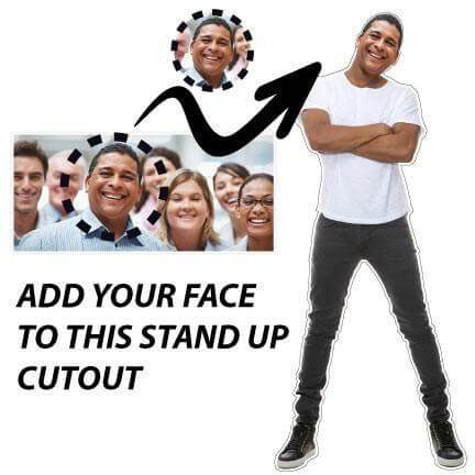 Custom Face Standup Cutouts