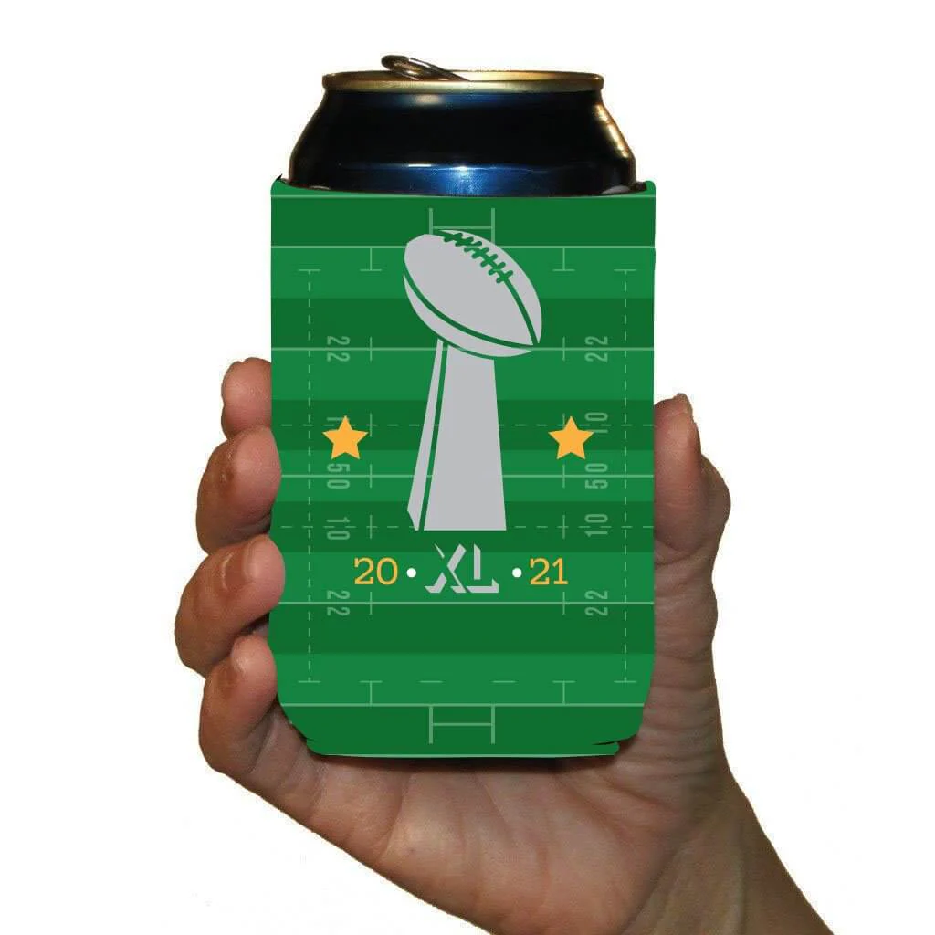 Custom Super Football Party Can Coolers Pack - Image 5
