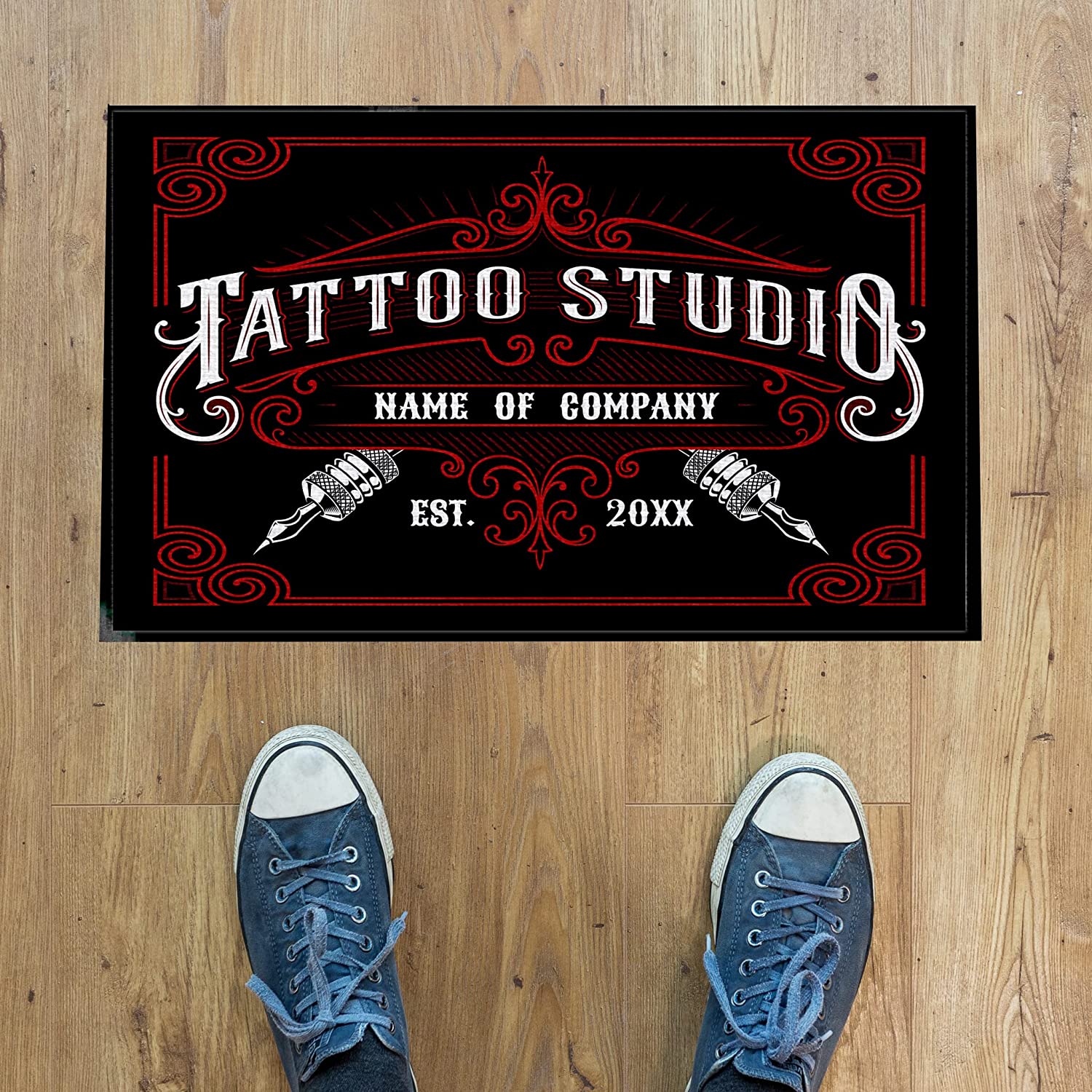 Personalized Tattoo Studio Doormat - Image 6