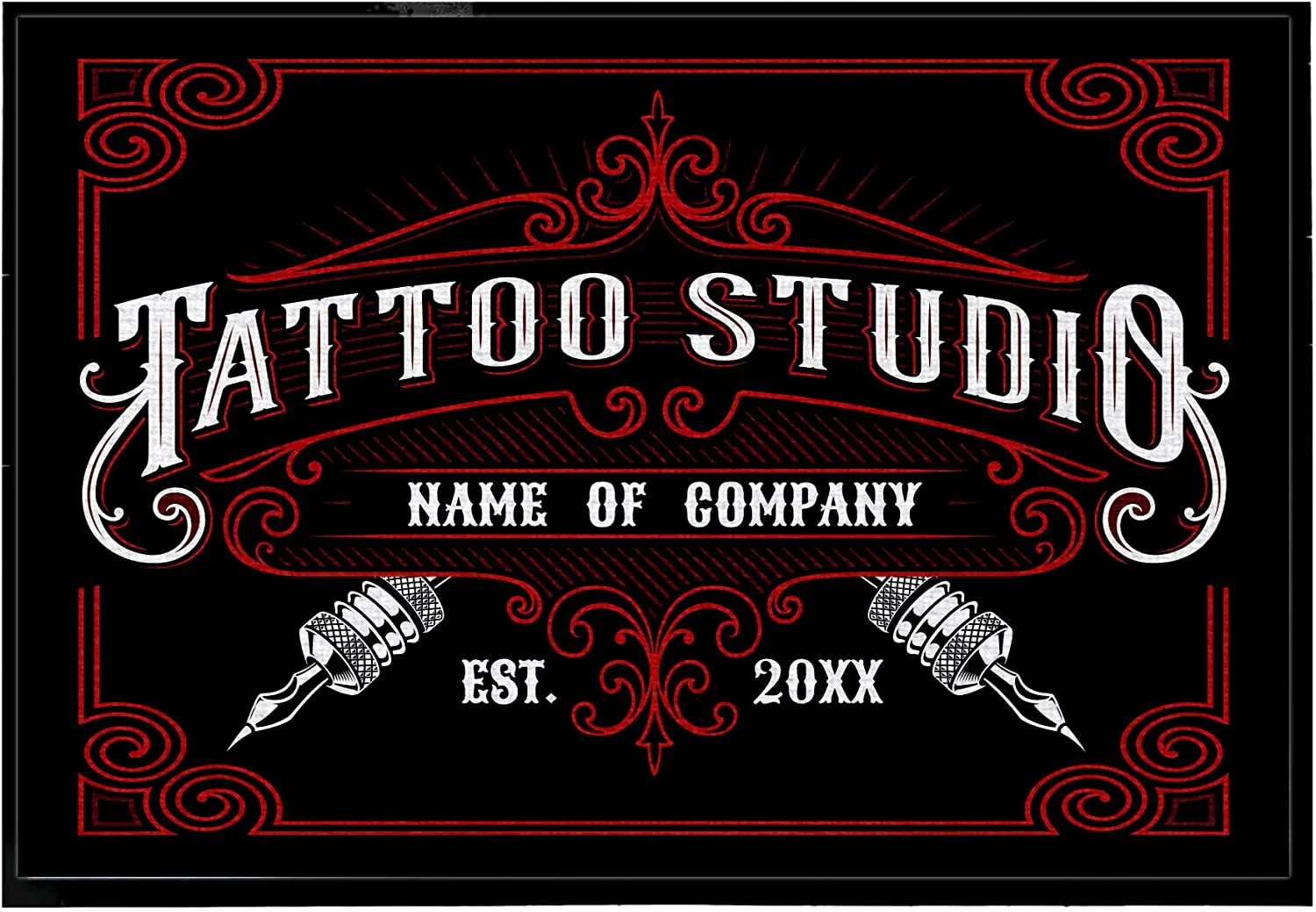 Personalized Tattoo Studio Doormat - Image 7