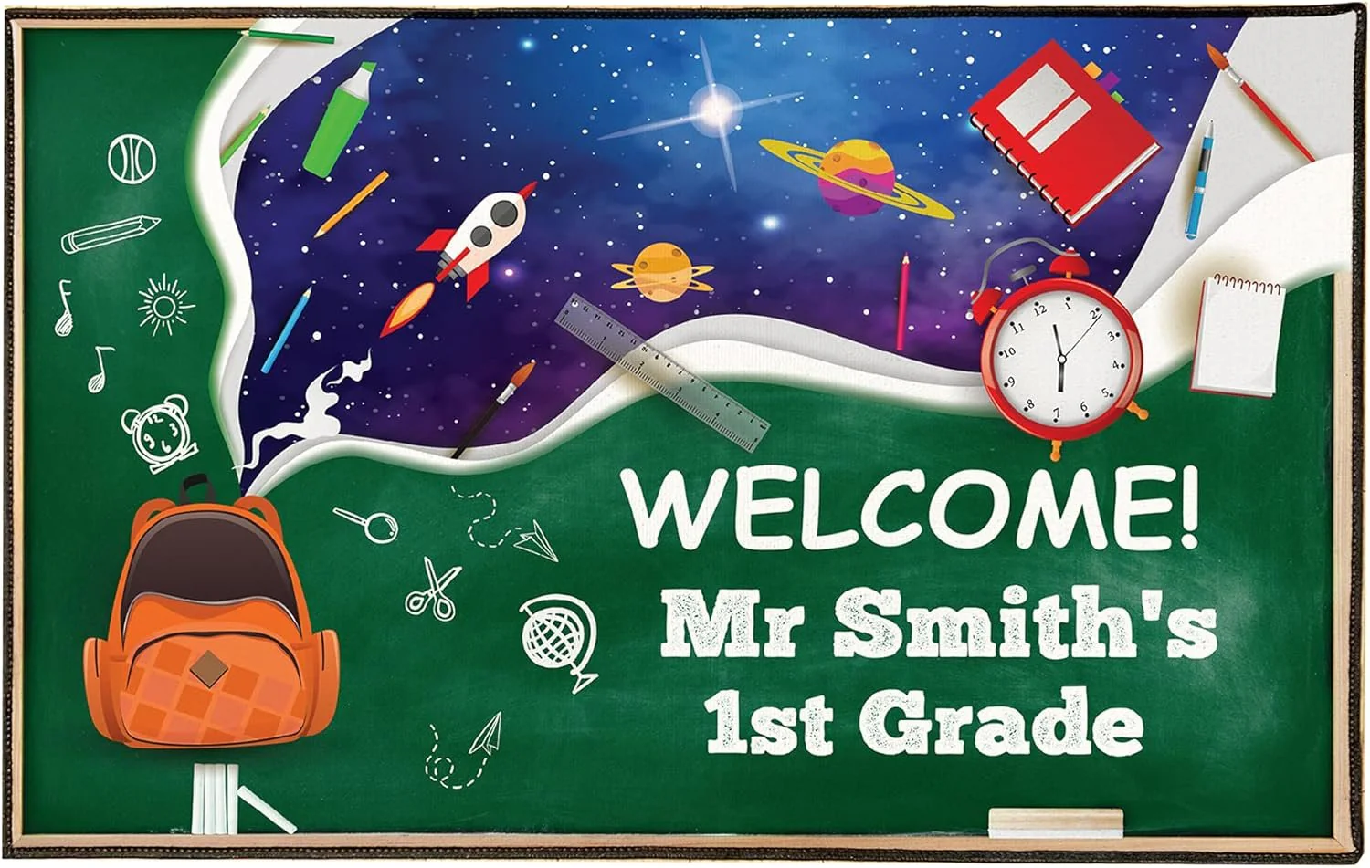 Custom Teacher's Doormat - Personalized with Name & Class - Image 5