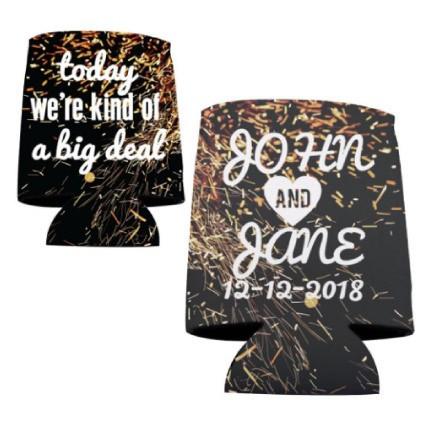 Custom Today We're Kind of a Big Deal Wedding Can Cooler - Image 2