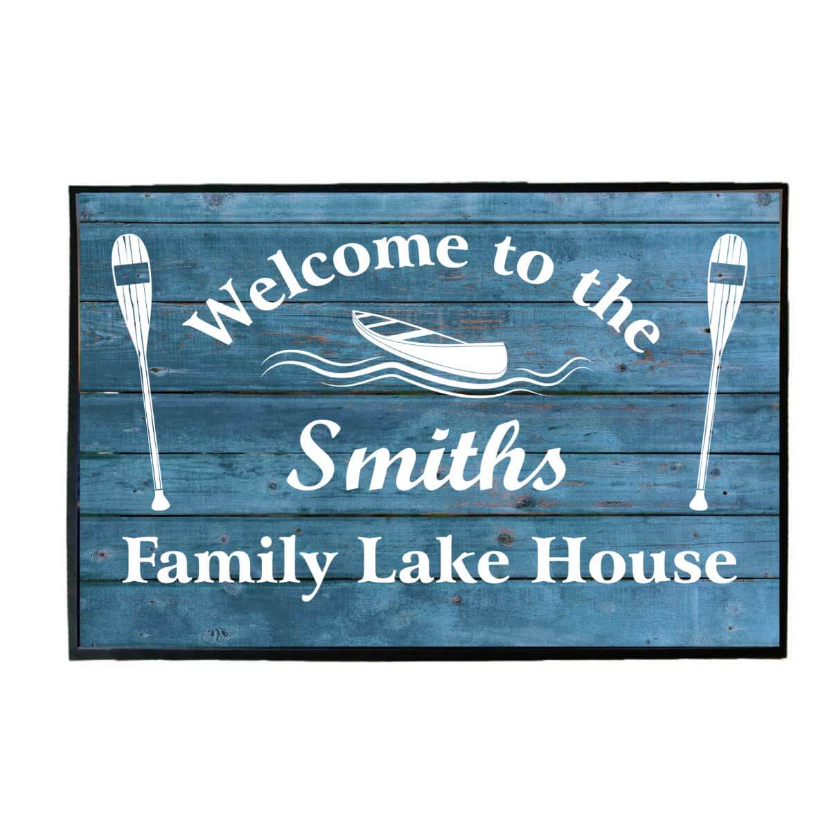 Personalized Family Lakehouse Doormat | Welcome to the Family - Image 5