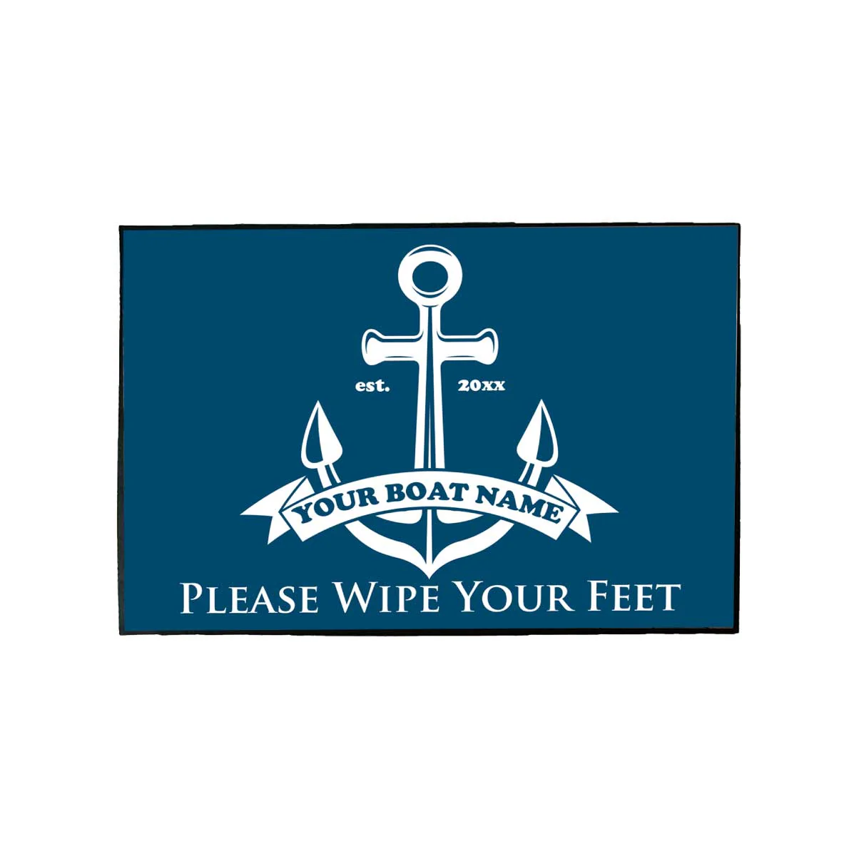 Custom Wipe Your Feet Boat Mat - Image 3