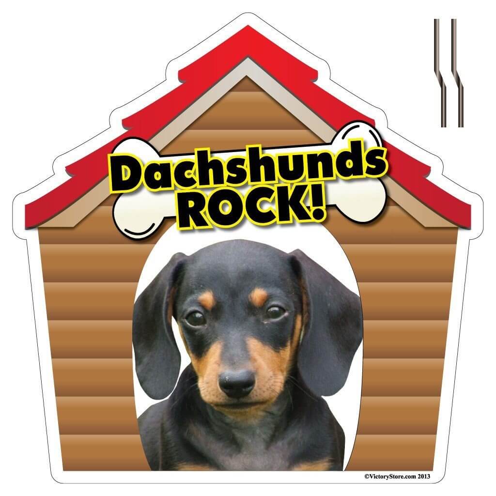 Dachshunds Rock! Dog Yard Sign - Image 2