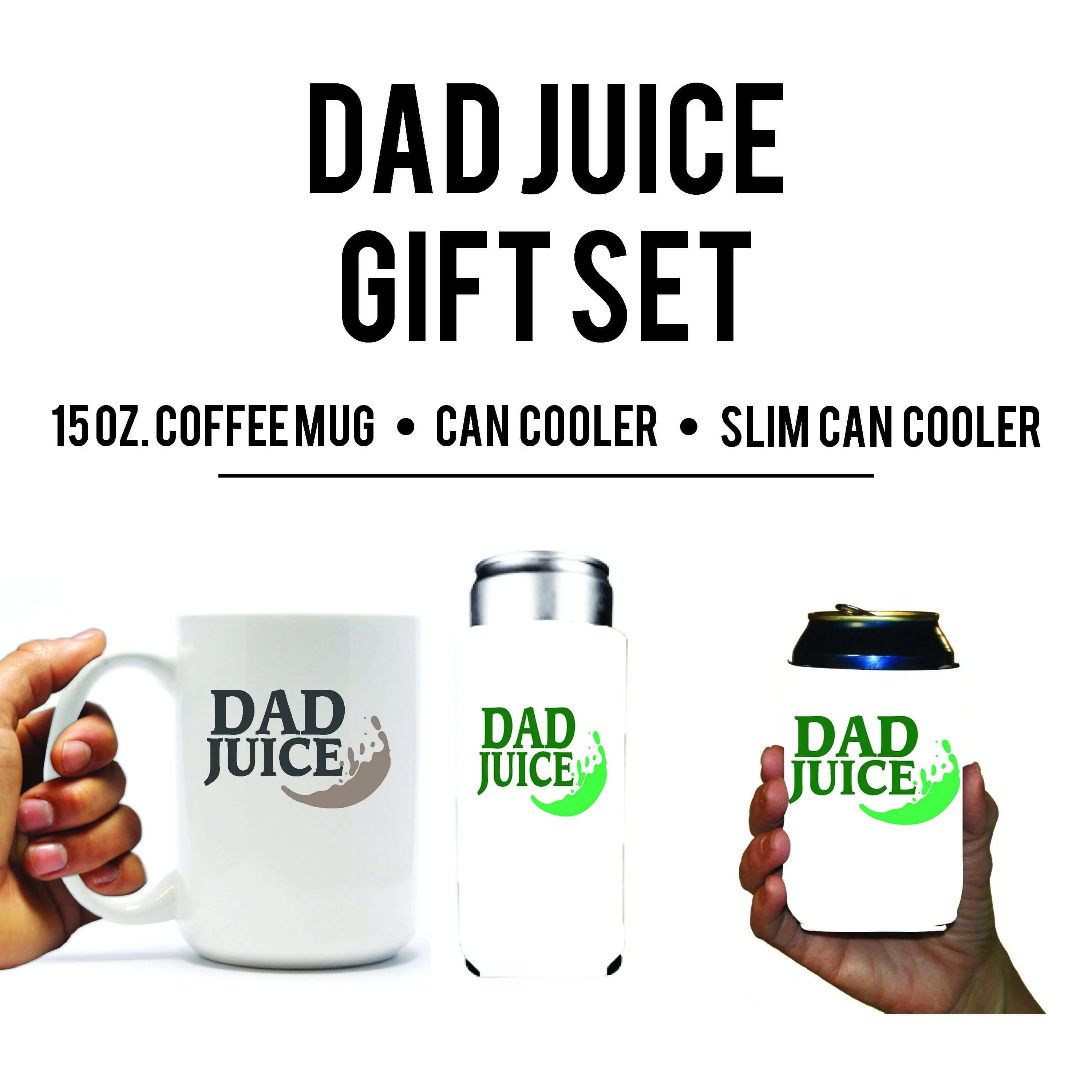 Dad Juice Mug & Can Cooler Gift Set