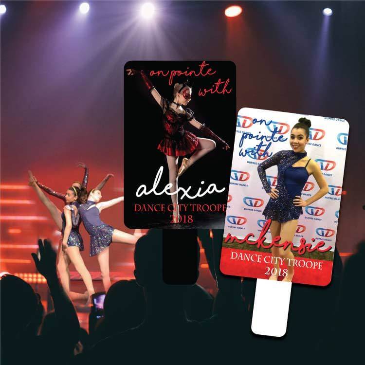 Dance Team Photo Paddle Fan - Image 2