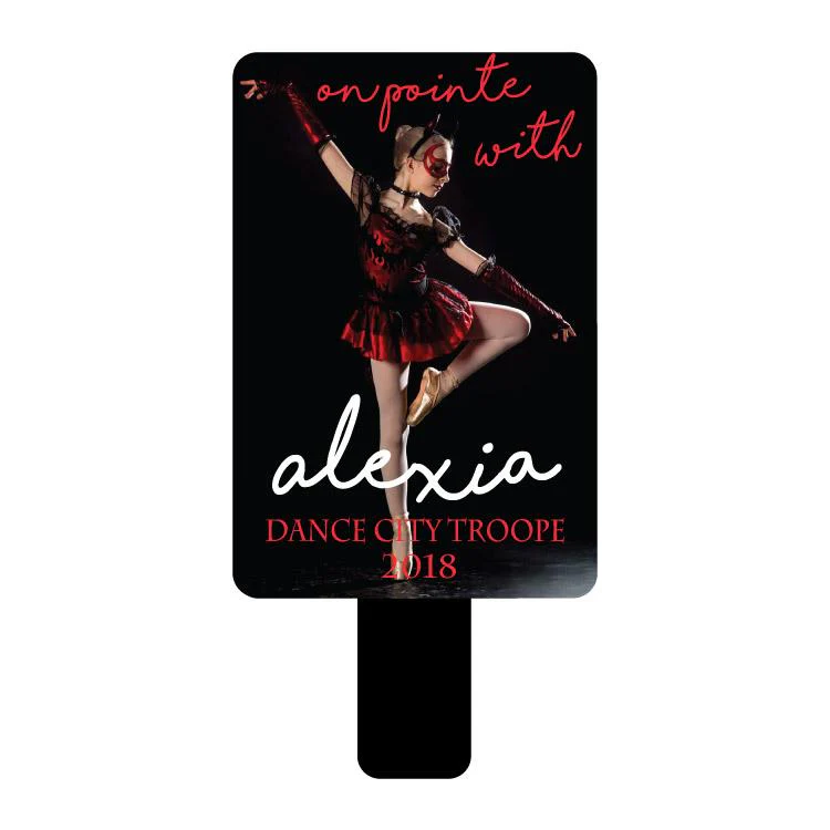 Dance Team Photo Paddle Fan - Image 3
