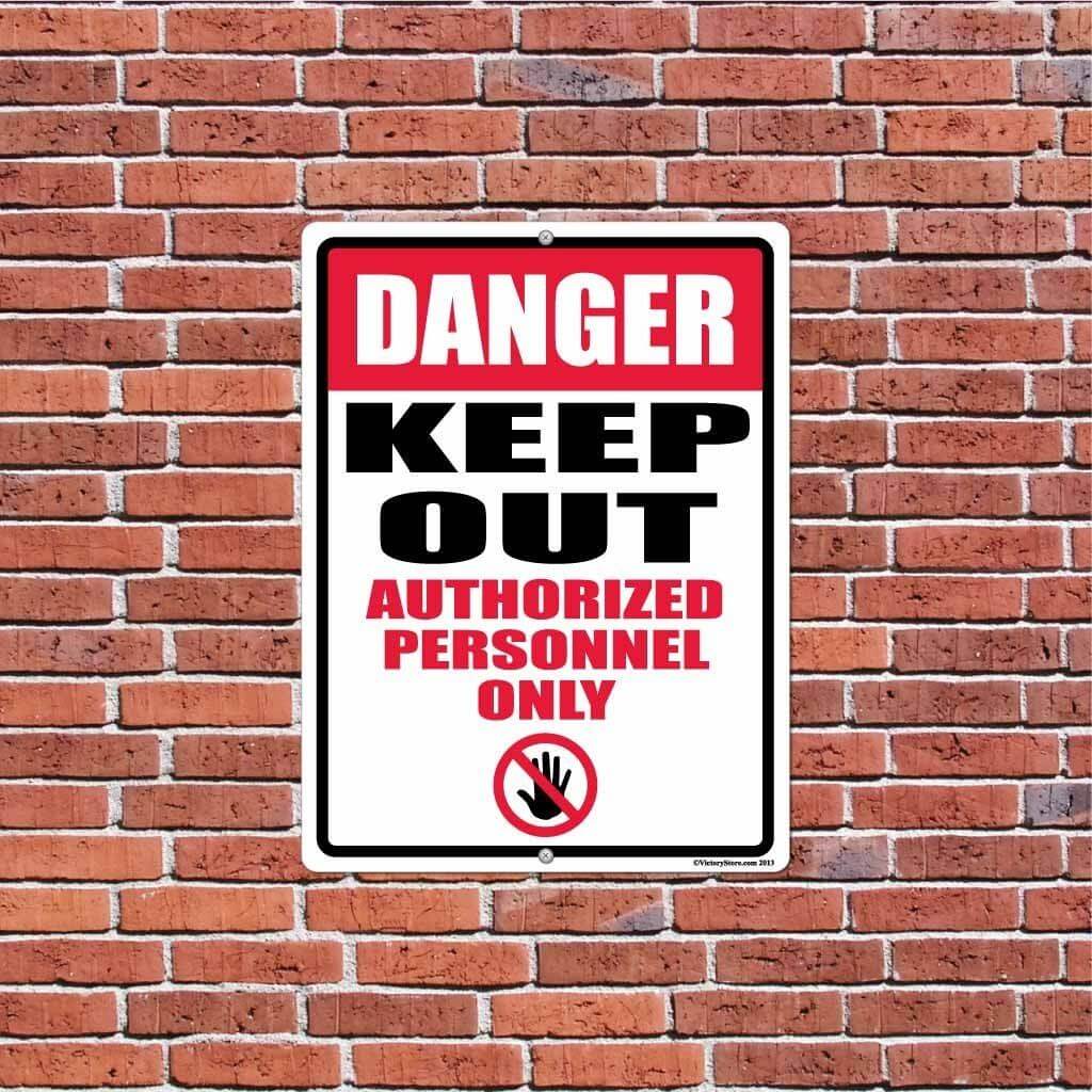 Authorized Personnel Only Sign or Sticker - Image 8