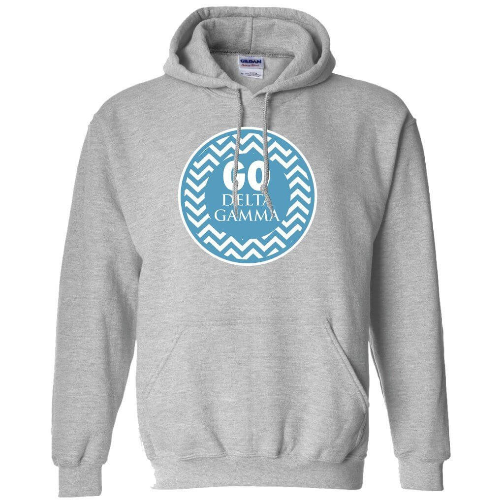 Go Delta Gamma Hooded Sweatshirt - Image 2